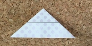 ハートのしおりの折り方7